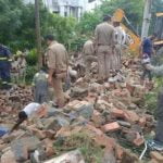 Boundary wall collapses