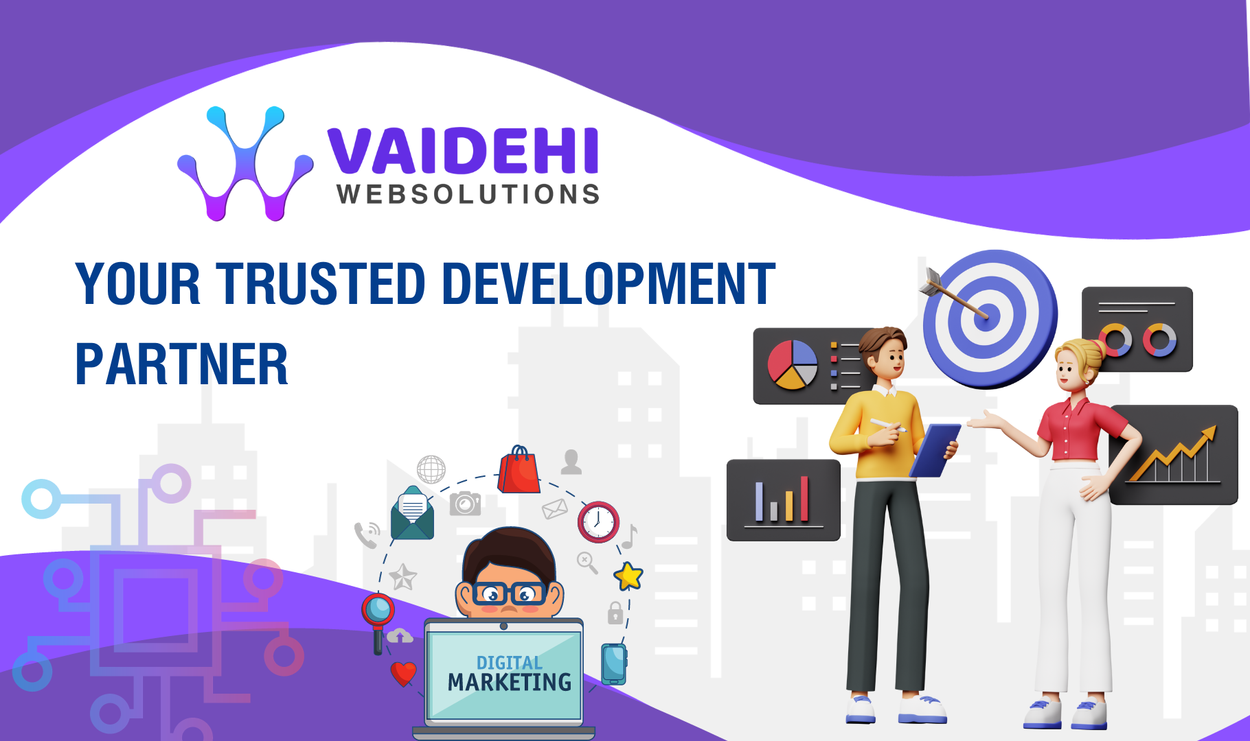 Vaidehi Web Solutions: Pioneering Excellence in Digital Marketing, Website Designing, and Development. Vaidehi Web Solutions