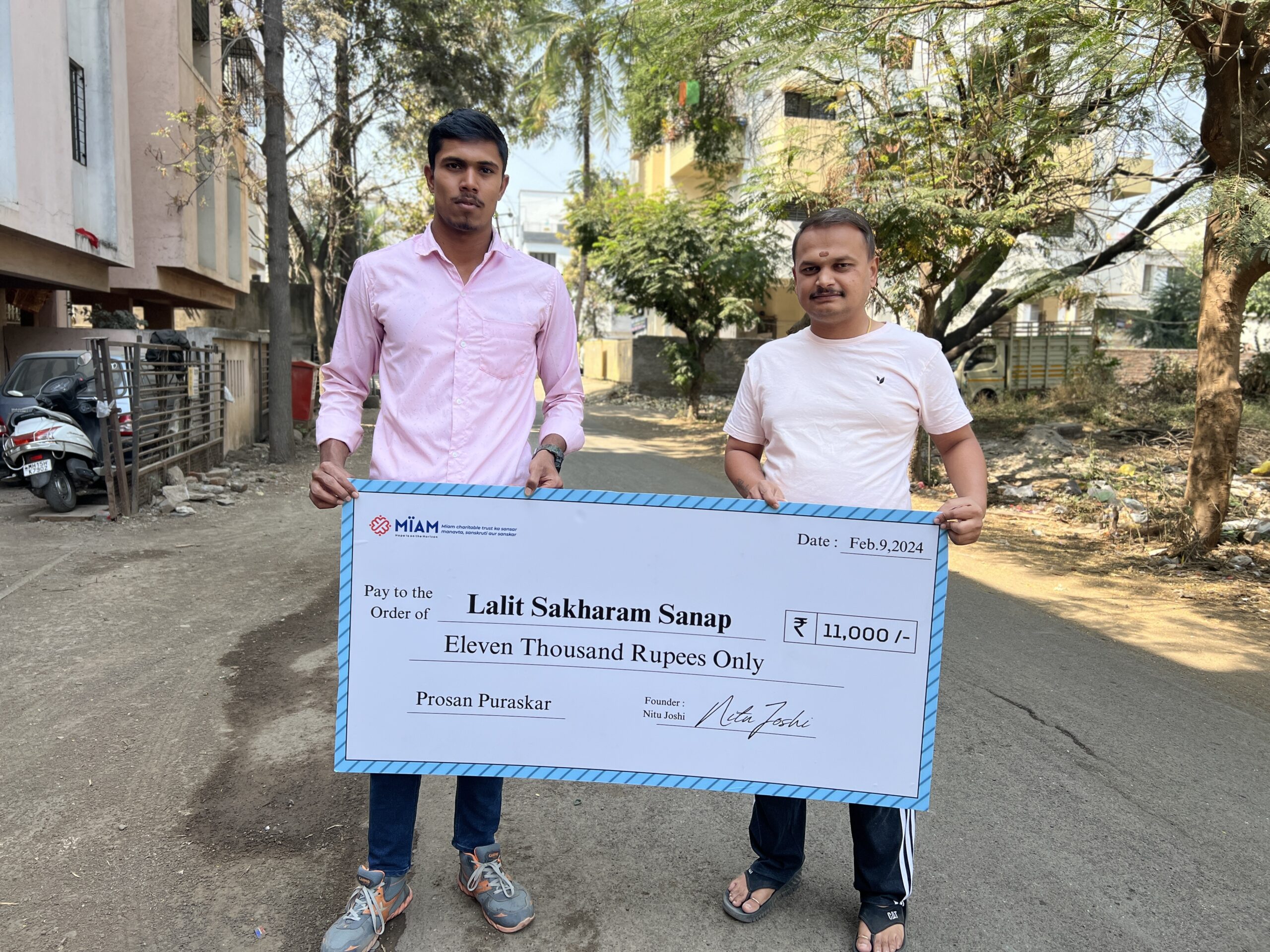 Miam Charitable Trust Supports Student Success in Rural India Miam Charitable Trust