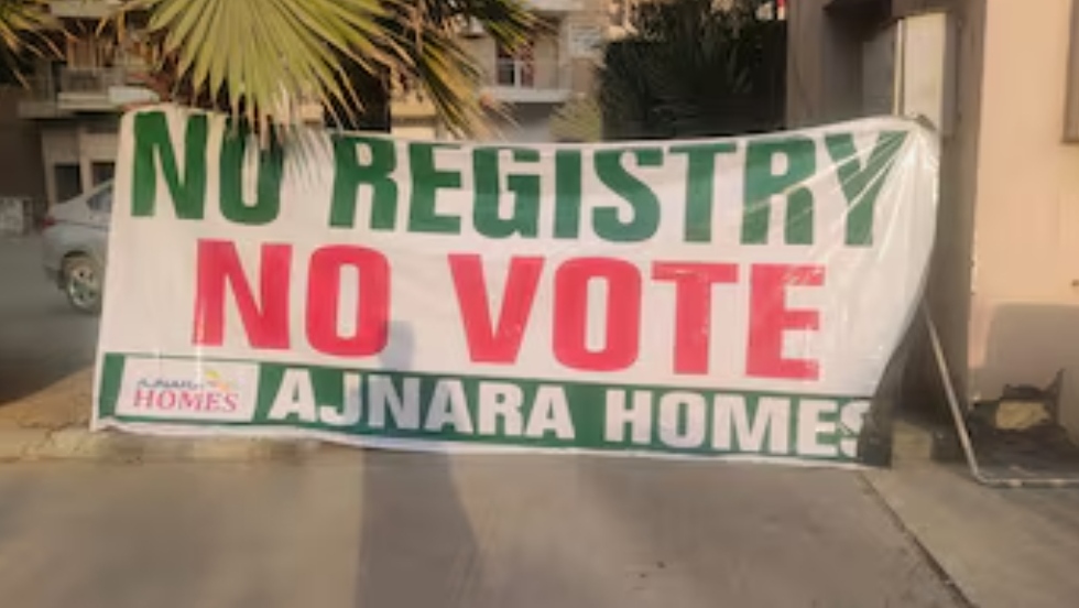 Election 2024: Homebuyers in Noida and Greater Noida societies start “No registry, No vote” movement