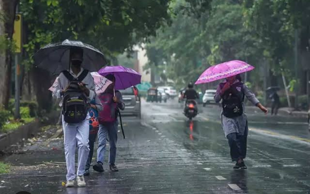 Heavy Rain Hits Parts Of Delhi Ncr Providing Relief From The Scorching