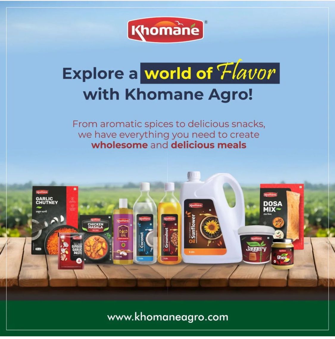Khomane Agro: Revolutionizing FMCG and Agro Industries with Tradition and Innovation Khomane Agro: