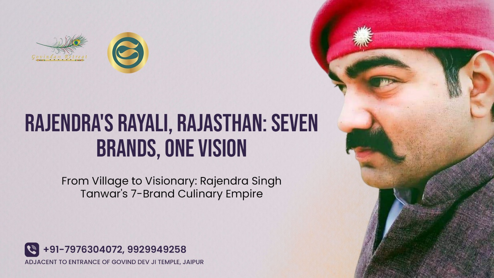 From Village to Visionary: Rajendra Singh Tanwar (Rayali)’s 7-Brand Culinary Empire Rajendra Singh Tanwar