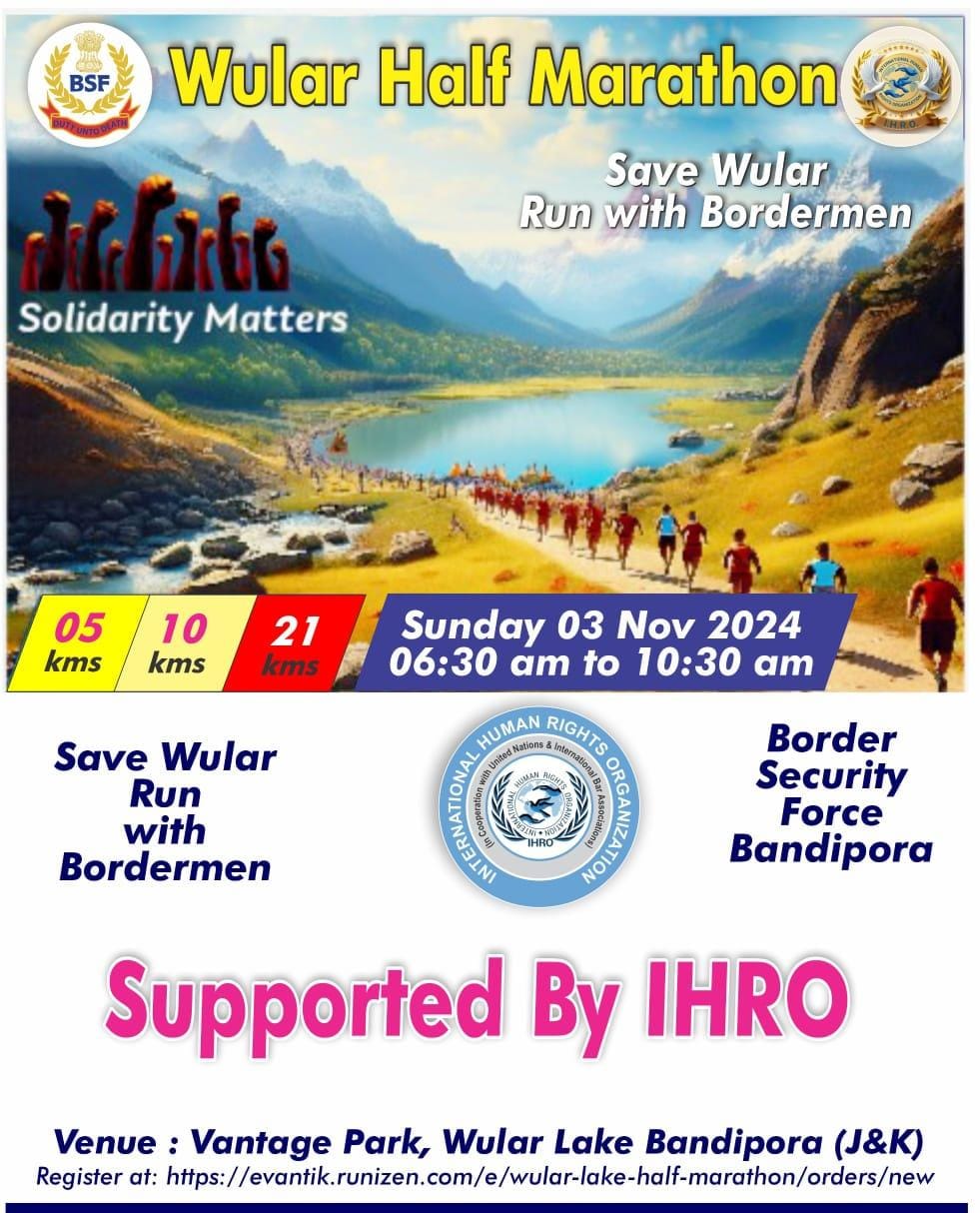 International Human Rights Organization Issues Statement on United Nations Day highlighted conversation and Tourism Efforts for Wular lake International Human Rights Organization