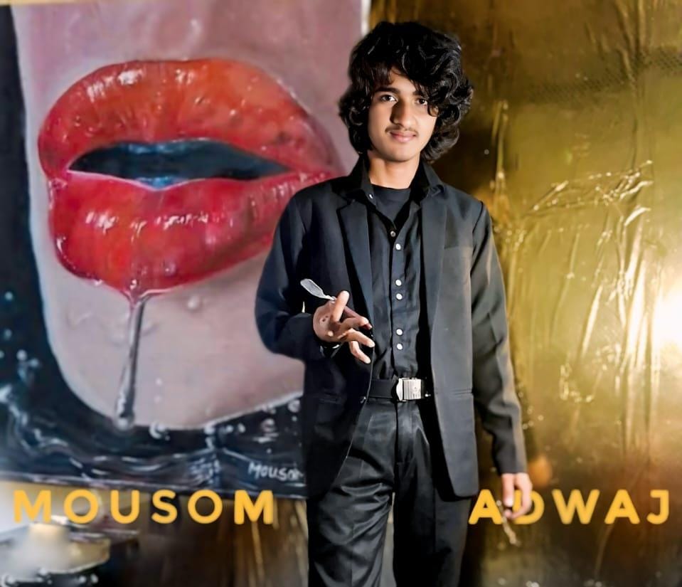 Mousom Bharadwaj’s Artistic Voyage : from passion to profession, the Inspiring Journey of the artist. Mousom Bharadwaj