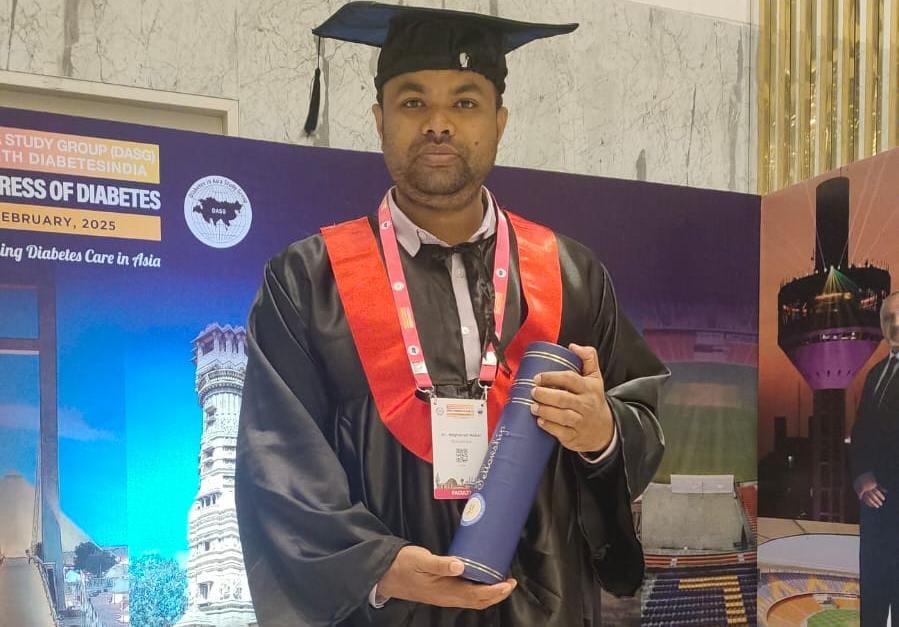 Dr. Meghanad Meher Awarded Prestigious DiabetesIndia Fellowship for Contributions to Diabetes Research Dr. Meghanad Meher