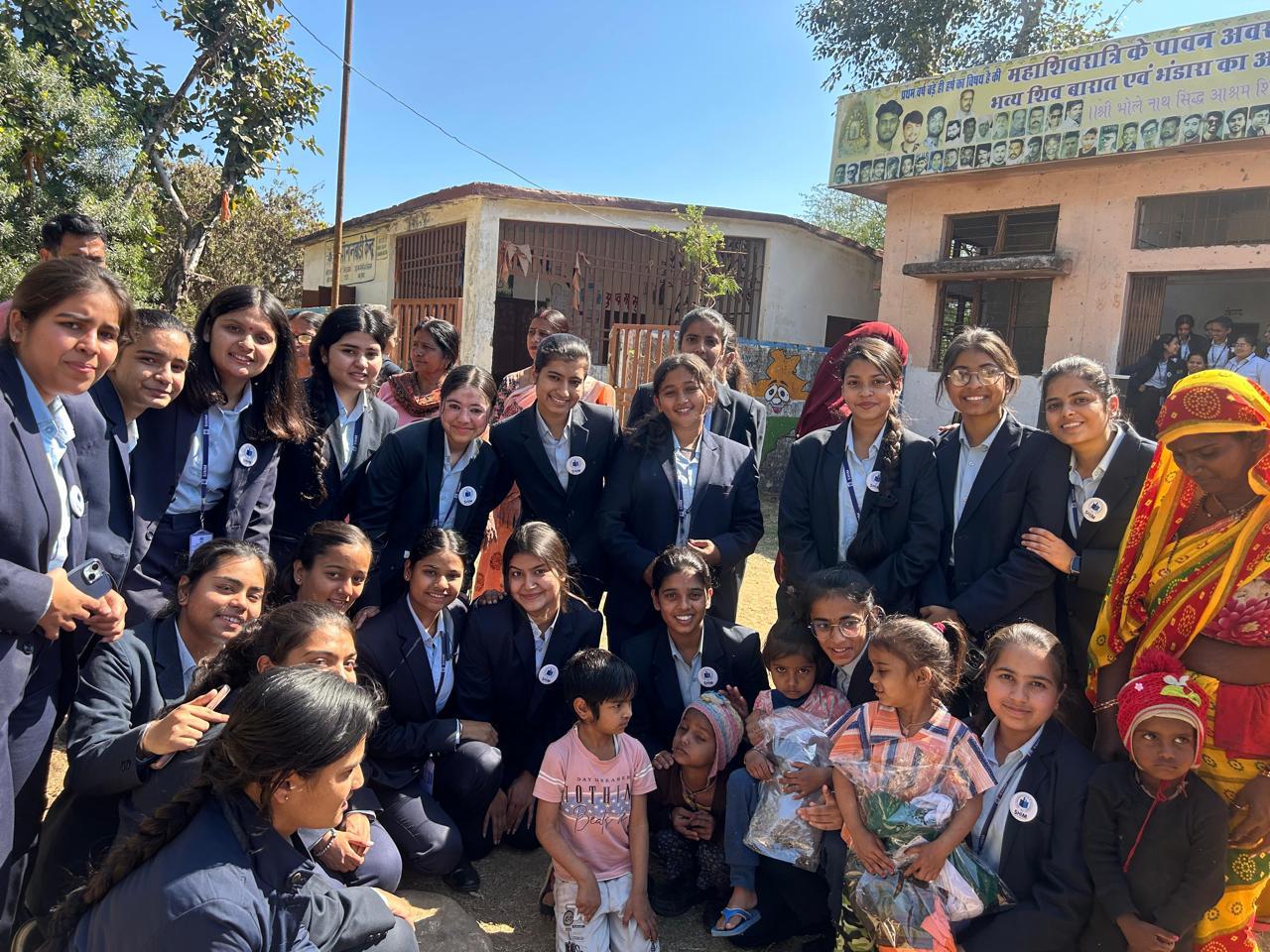 SHIM CSR CLUB Students Take Part in Social Initiatives, Driving a Positive Change SHIM CSR CLUB Students