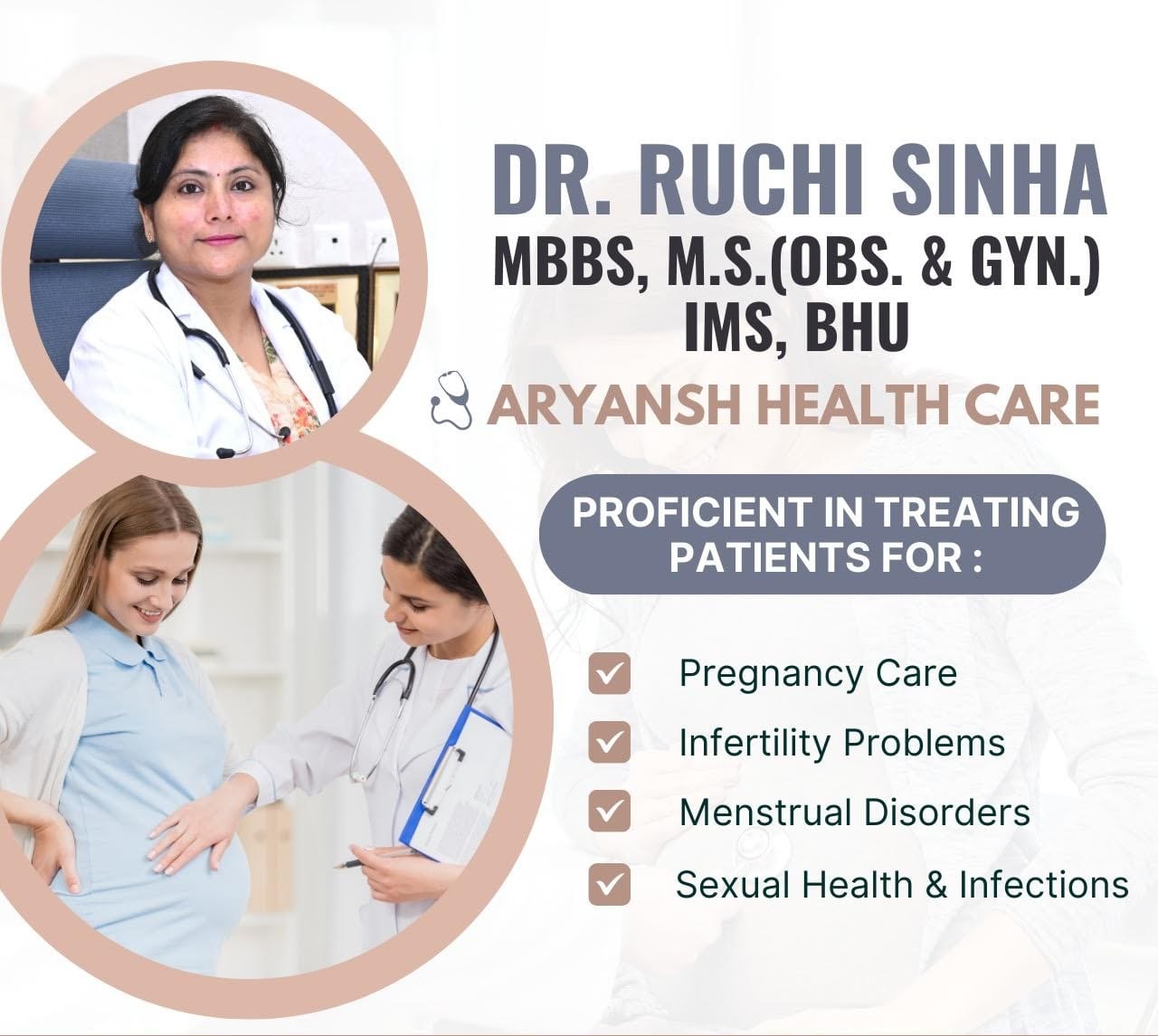 Aryansh Health Care: Varanasi’s Trusted Name in Women’s Health Led by Renowned Gynecologist Dr. Ruchi Sinha Aryansh Health Care