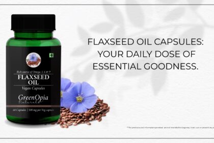 Flaxseed Oil Vegetarian Capsules
