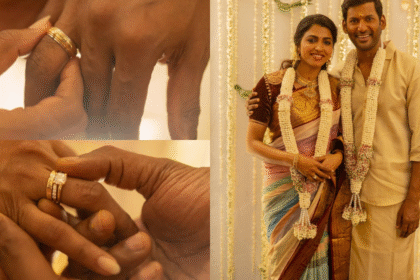 Vishal and Sai Dhanshika Engagement