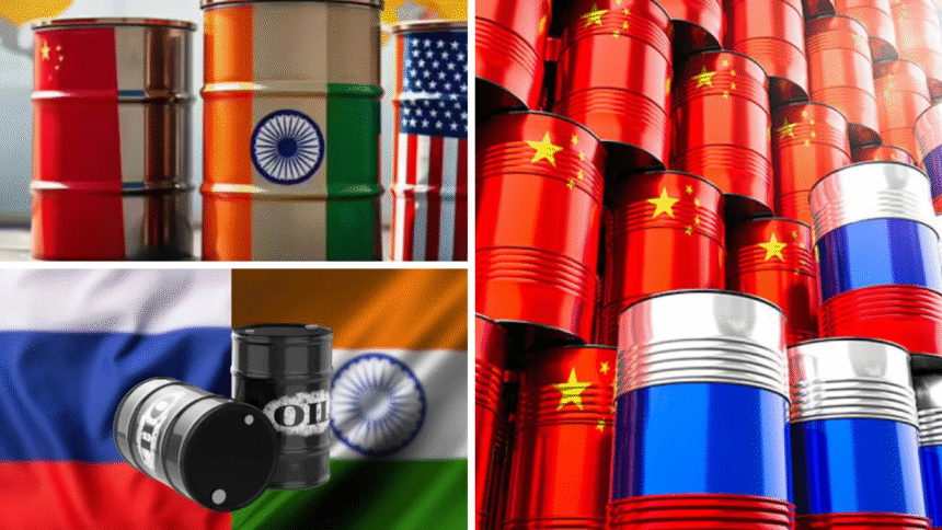 China Russia India crude oil trade