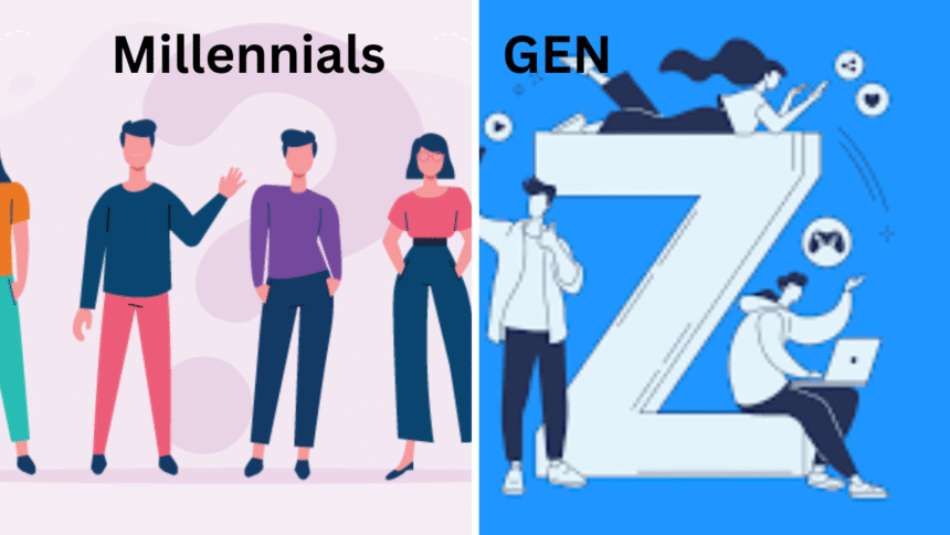 Gen Z and Millennials