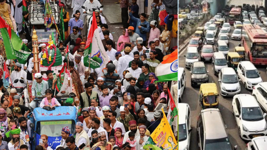 Traffic Routes Closed in Delhi